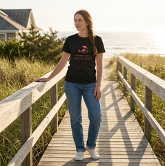 Unisex T-Shirts (Half Sleeves) - BH Chair Logo Pink/Orange