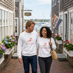 Unisex Premium Sweatshirt - BH Chair Logo Pink/Orange