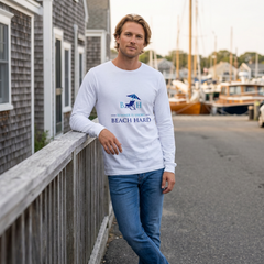 Unisex T-Shirt (Long Sleeves) - BH Chair Logo Blue