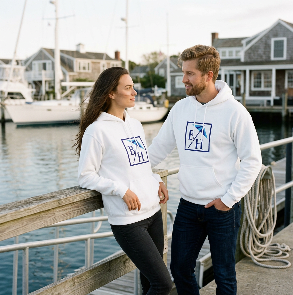 Unisex Classic Hoodie - BH Logo Blue