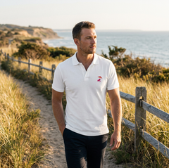Unisex Pique Polo Gildan - BH Chair Logo Pink/Orange