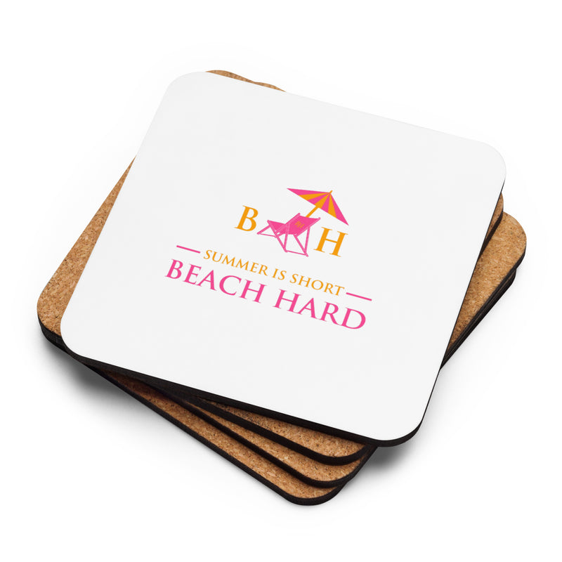 Cork-Backed Drink Coaster - BH Chair Logo
