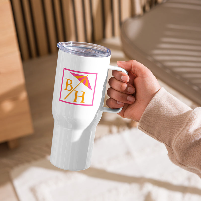 Insulated Travel Mug with Handle - BH Logo