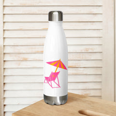 Stainless steel water bottle - BH Chair logo