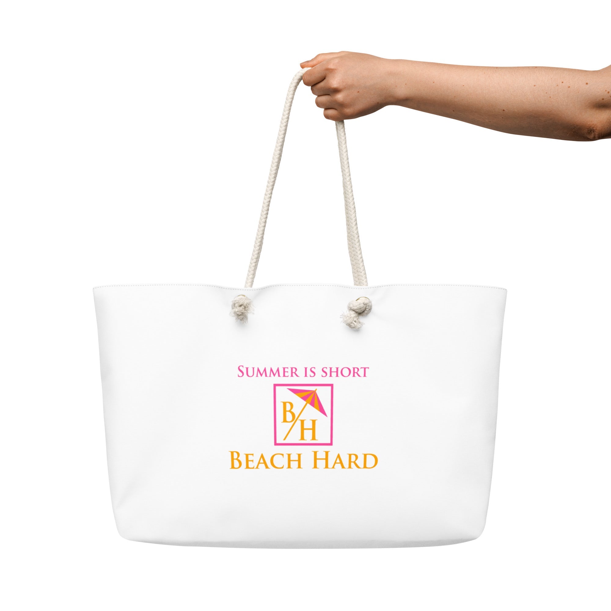 Oversized weekender bag - BH Slogan Logo